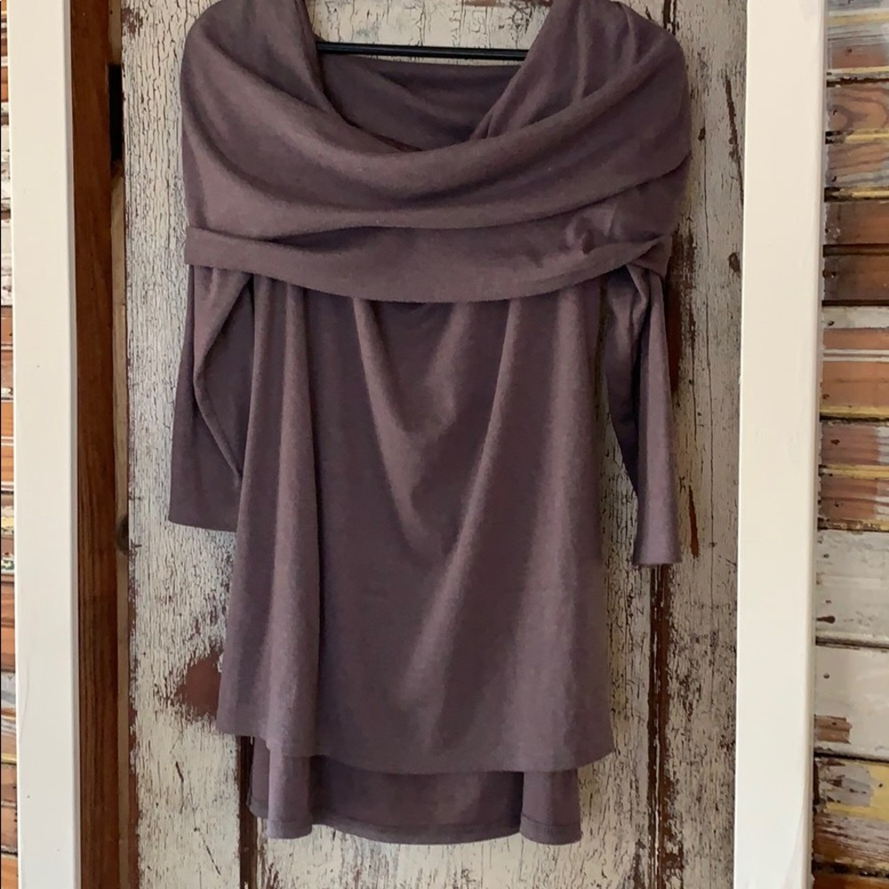 Beige off Shoulder Top/Dress